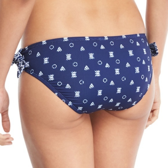 Splendid Border Stripe Tie Retro Swim Bikini Bottom - Picture 4 of 6